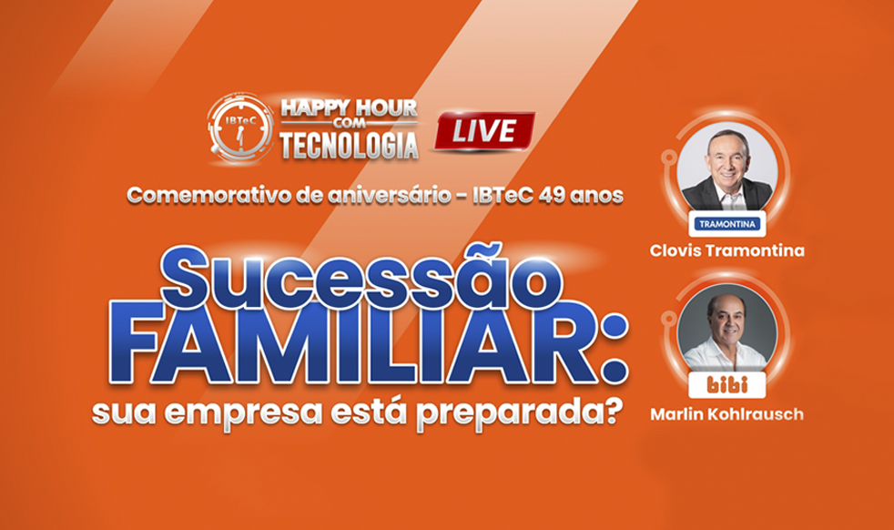 No dia do aniversário, IBTeC receberá Clóvis Tramontina e Marlin Kohlrausch para falar sobre sucessão familiar