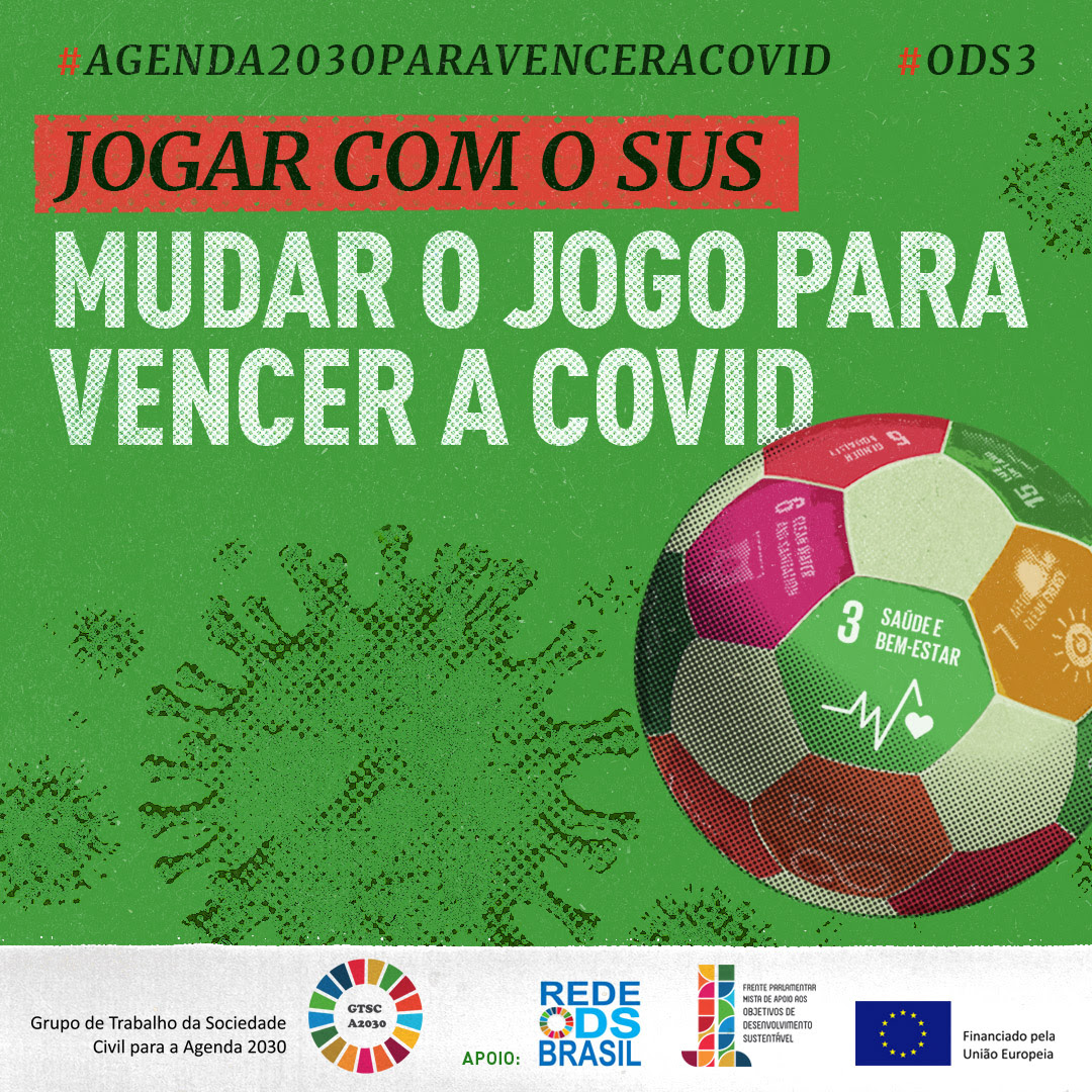 Futebol é mote de campanha para divulgar a Agenda 2030 e enfrentar a Covid