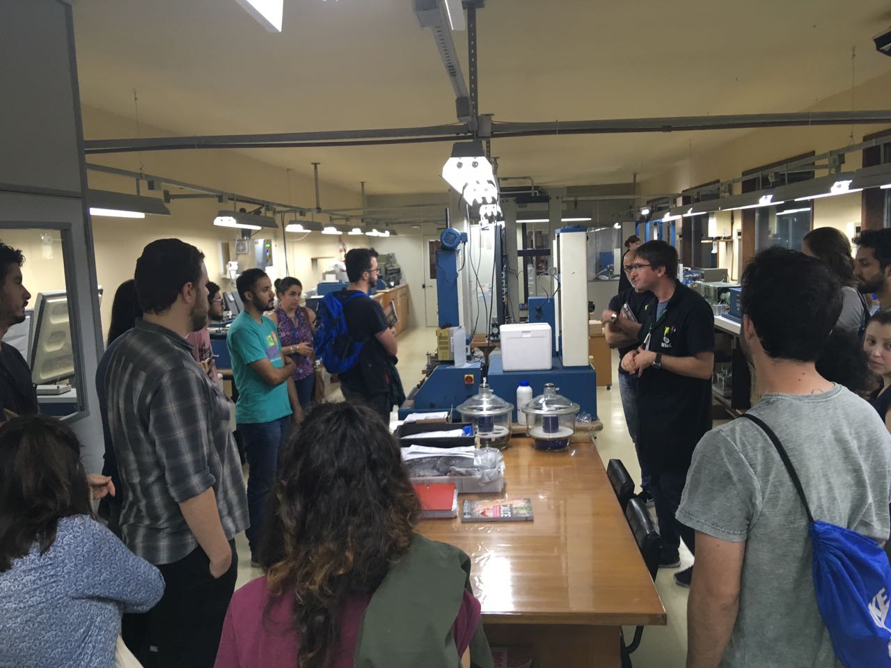 Turma de Alunos da Unisinos realiza visita técnica no IBTeC