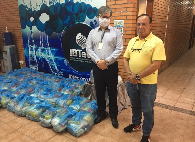 Lar São Vicente de Paula, representado pelo voluntário Luiz Carlos Schenlrte