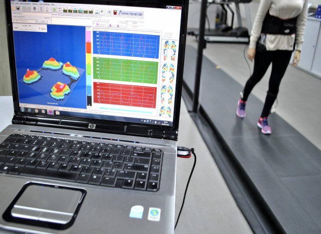 Ensaio de conforto - Distribuição da Pressão Plantar