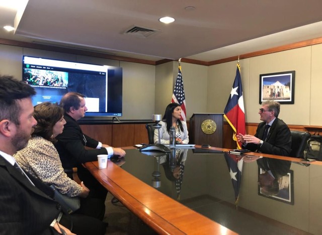 Reunião com Shirley Temple - Governo do Texas