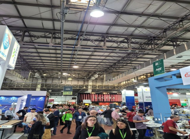 Na Febratex: Movimentação da Feira