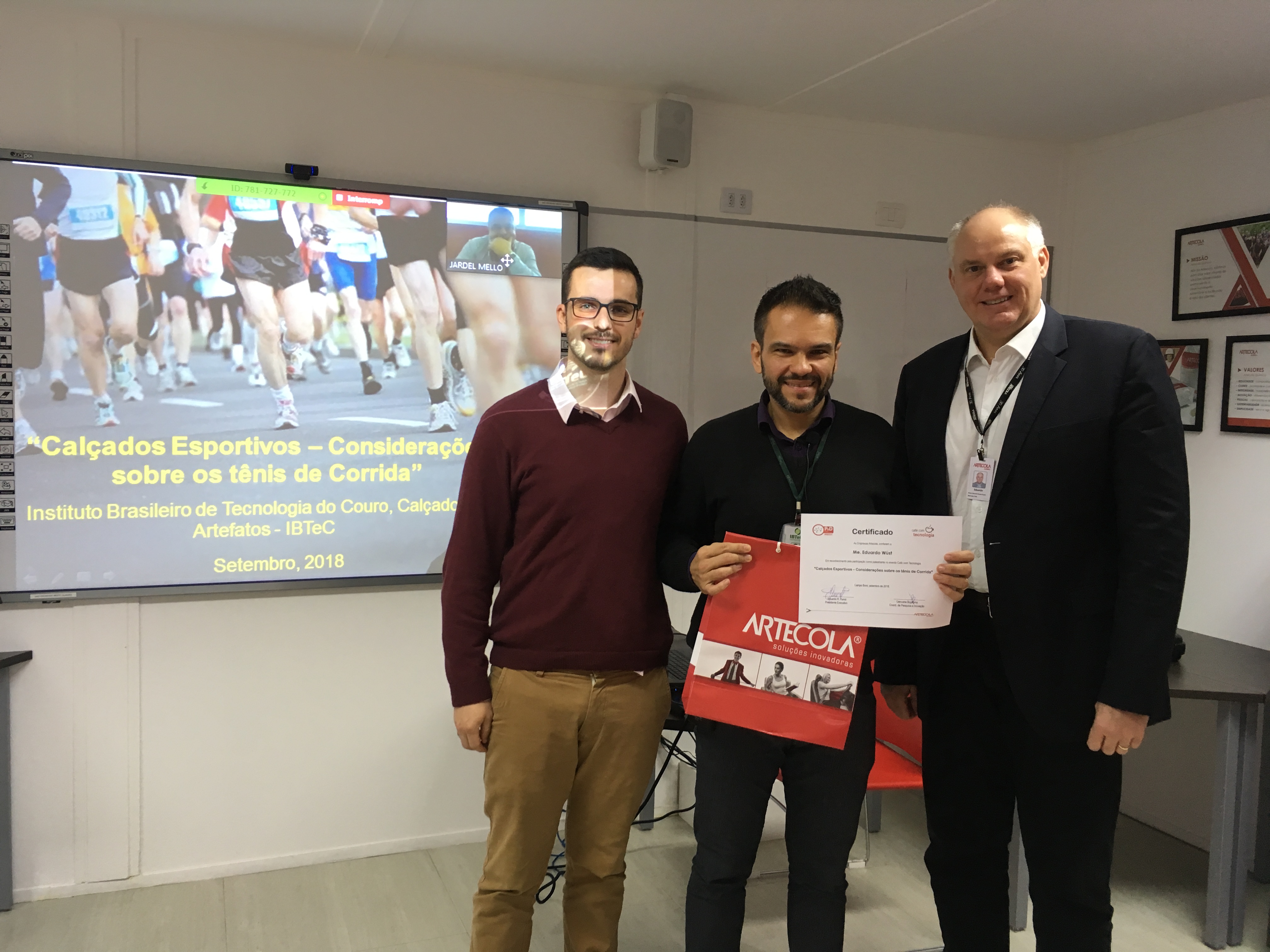 IBTeC presente no Café com Tecnologia da Artecola