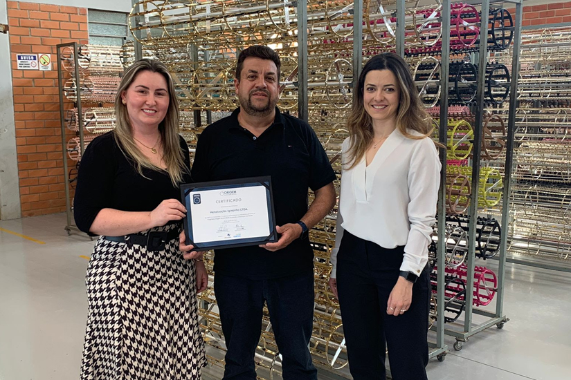 Metalização Igrejinha recebe certificação de práticas ESG