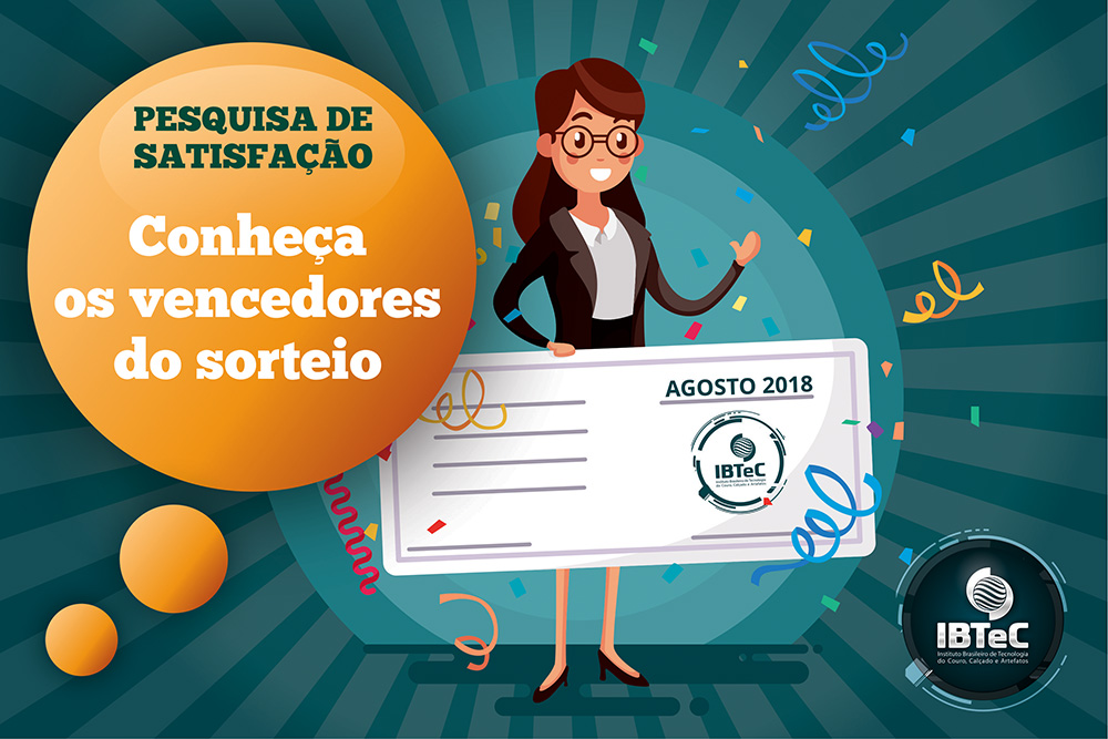 Pesquisa de Satisfação: IBTeC divulga os ganhadores do sorteio