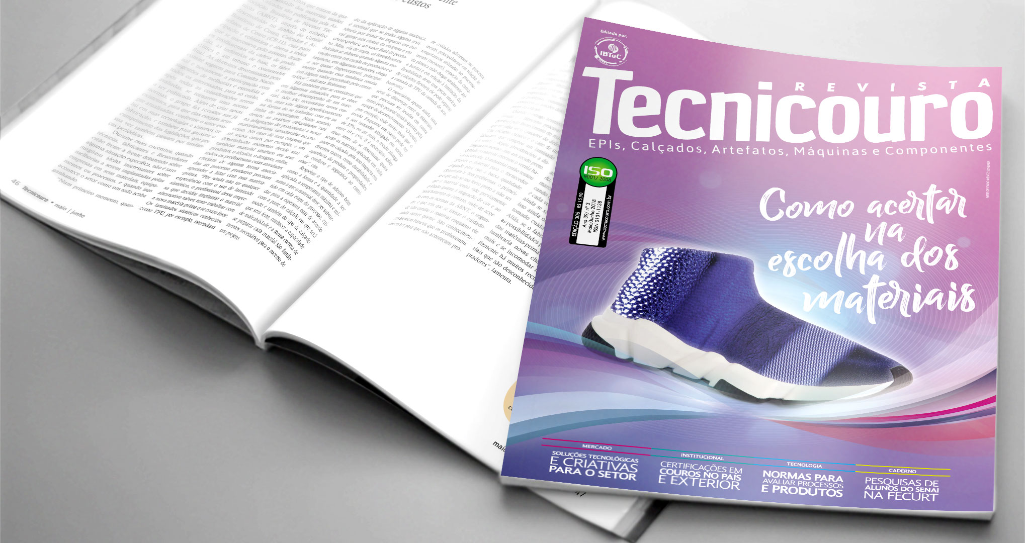 Tecnicouro lança edição de maio/junho durante o Sicc