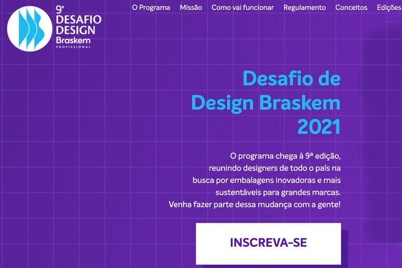 Desafio de Design Braskem está com as inscrições abertas