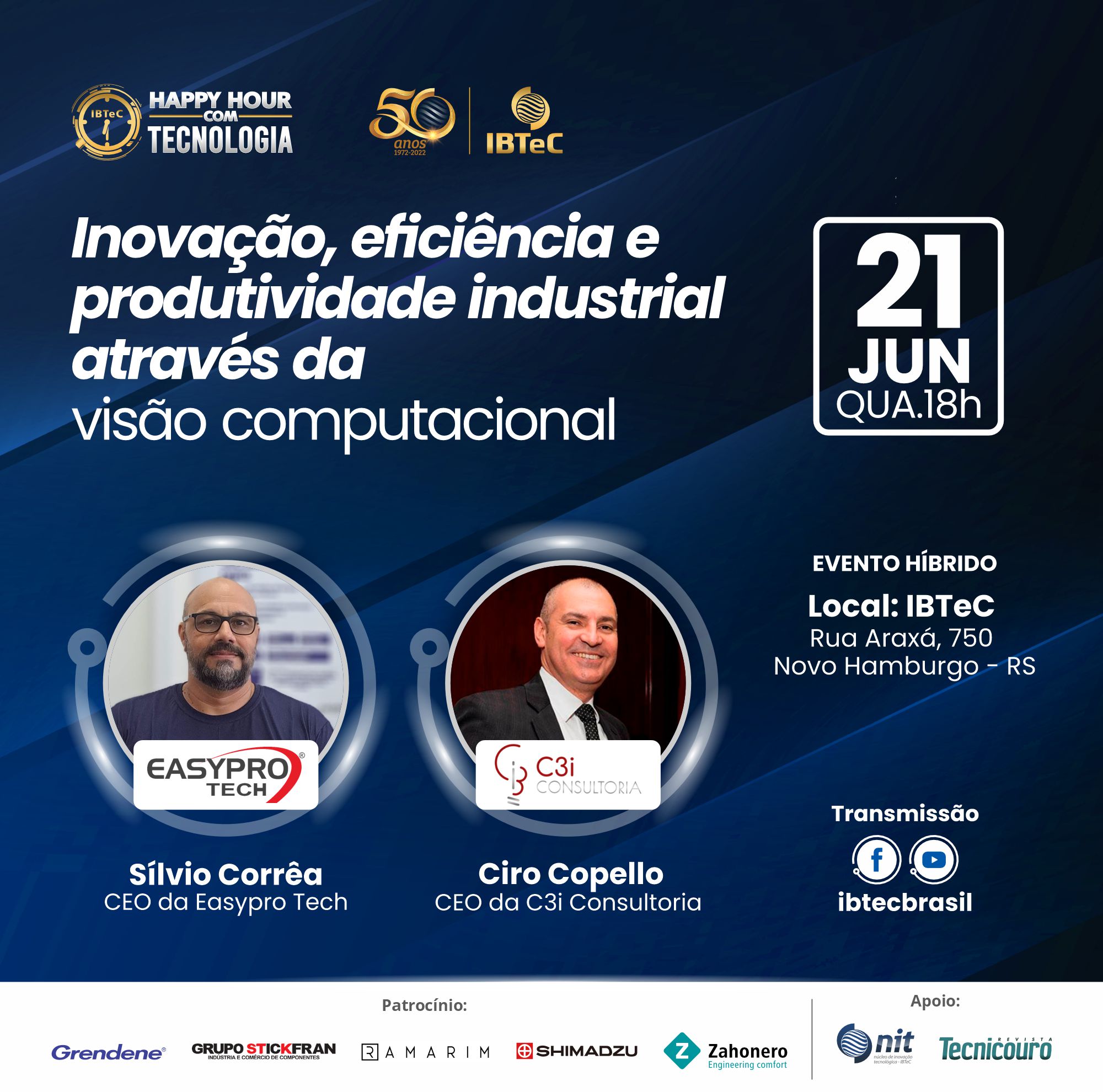 Evento HÍBRIDO! Inovação, eficiência e produtividade industrial através da visão computacional