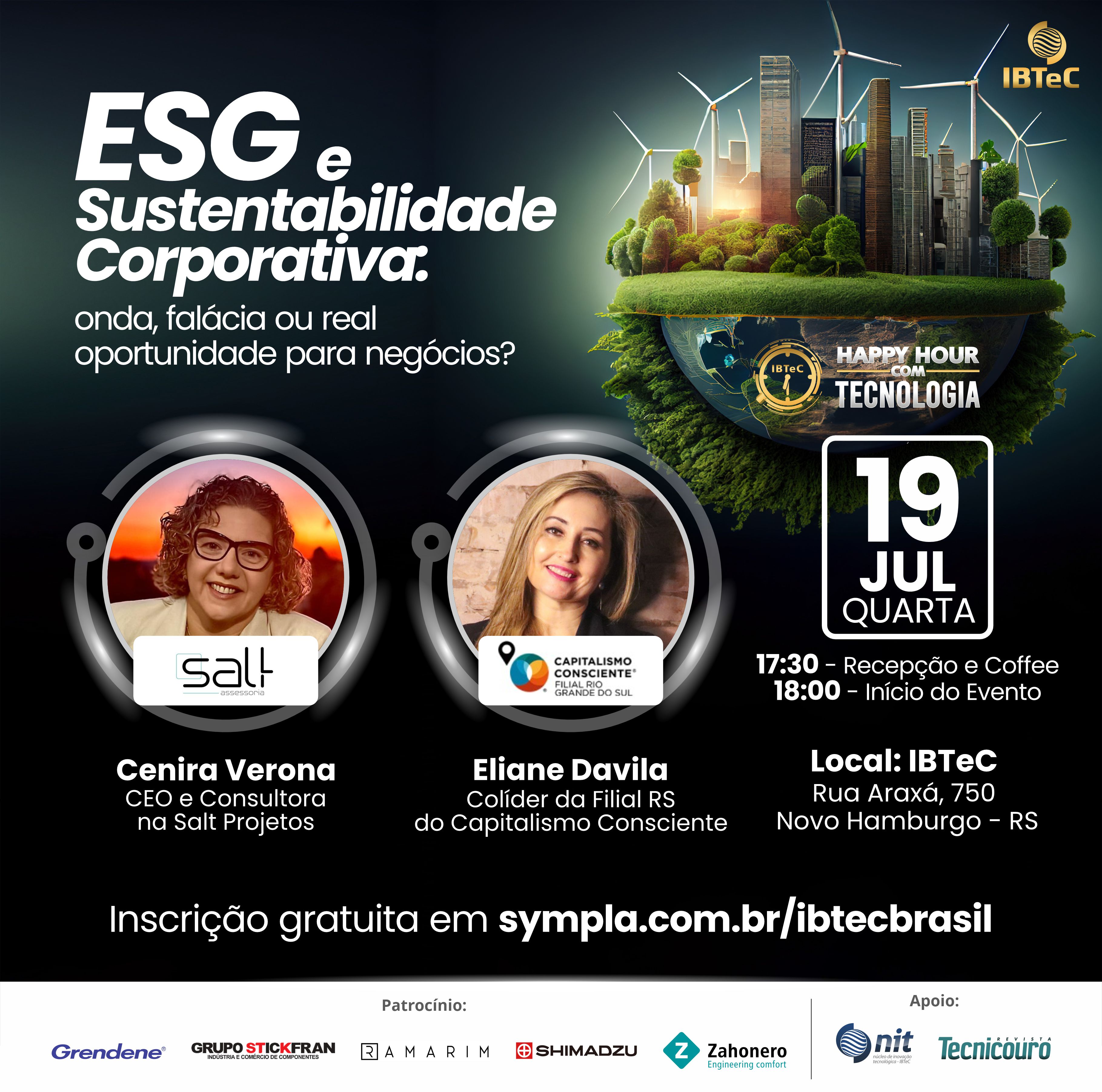 Evento HÍBRIDO! ESG e Sustentabilidade Corporativa: Onda, falácia ou real oportunidade para negócios 