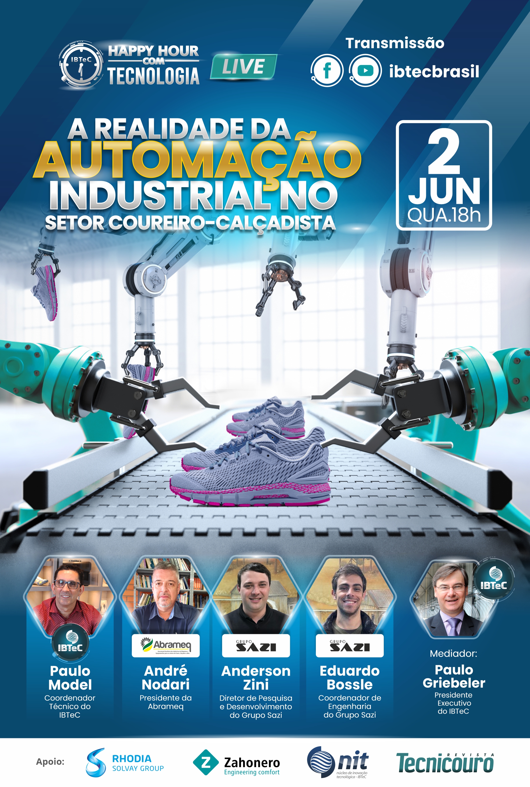LIVE! A realidade da automação industrial no setor coureiro-calçadista