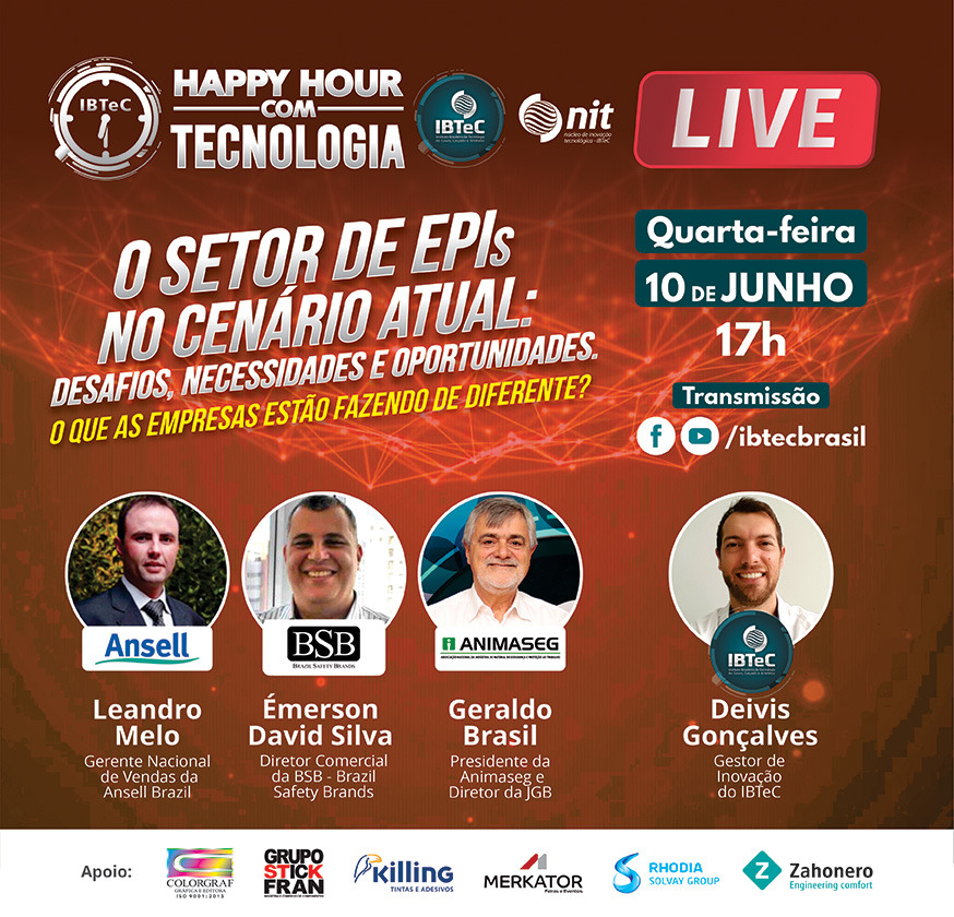 LIVE! O setor de EPIs no cenário atual: Desafios, necessidades e oportunidades. O que as empresas estão fazendo de diferente? - 10/06 (4ª feira) / 17h