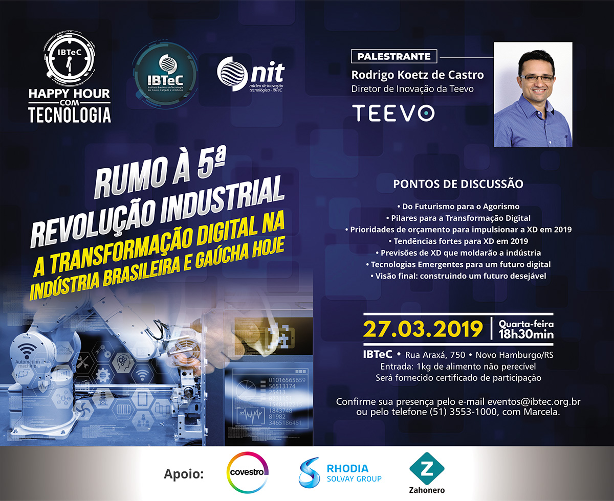 Rumo à 5ª revolução industrial: A transformação digital na indústria brasileira e gaúcha HOJE
