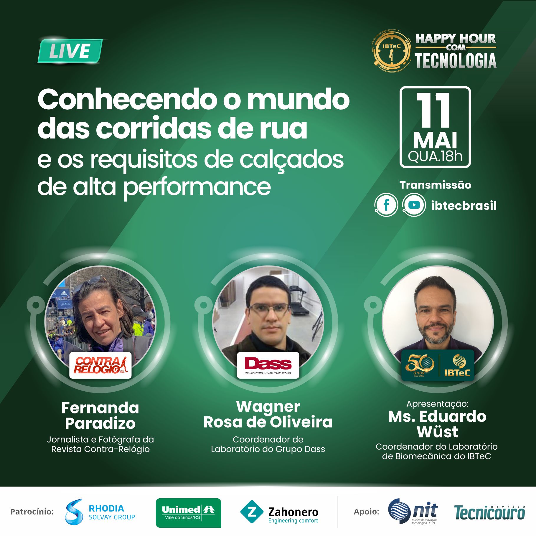 LIVE! Conhecendo o mundo das corridas de rua e os requisitos de calçados de alta performance