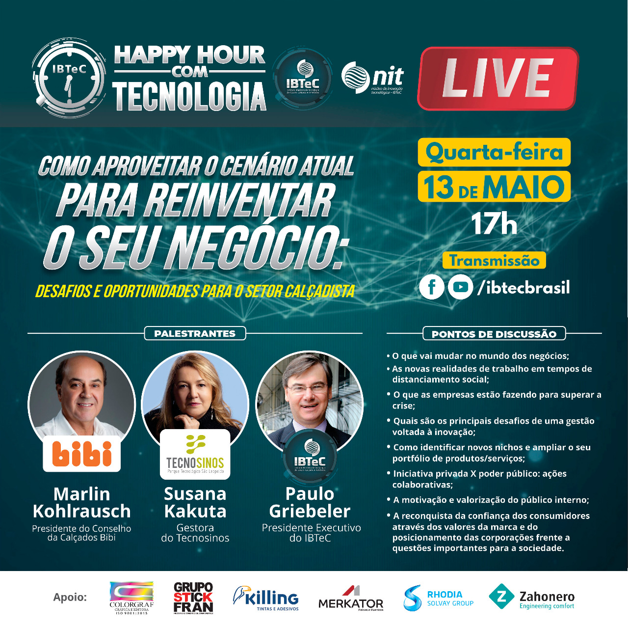 LIVE! Como aproveitar o cenário atual para reinventar o seu negócio: Desafios e oportunidades para o setor calçadista